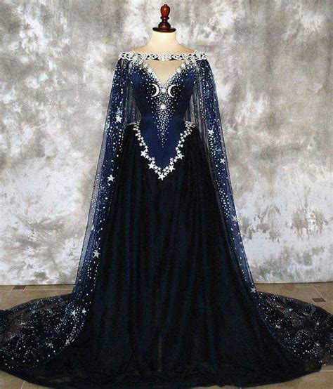 Cosmic witch gown